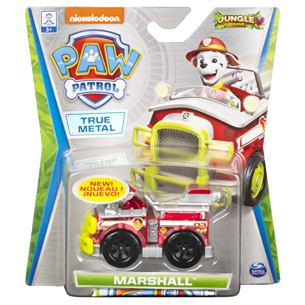 Paw Patrol Die-Cast Araçlar Jungle Rescue Marshall