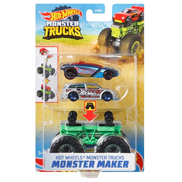 Hot Wheels Monster Trucks Dev Tekerlek Ustası Serisi Bone Sharkruser GWW15