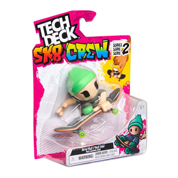 Tech Deck SK8 Crew Figürlü Parmak Kaykayı 7