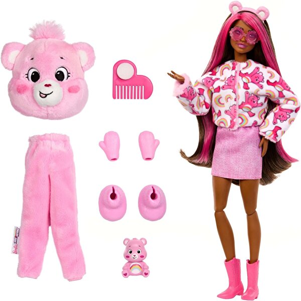 Barbi̇e Cuti̇e Reveal Care Bear Seri̇si̇ JCN95