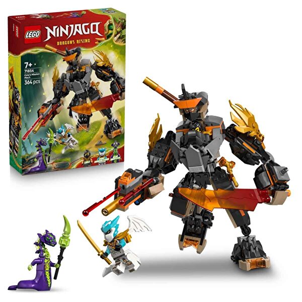 LEGO Ninjago Cole’un Görev Robotu ve Ejderha Zane 71854
