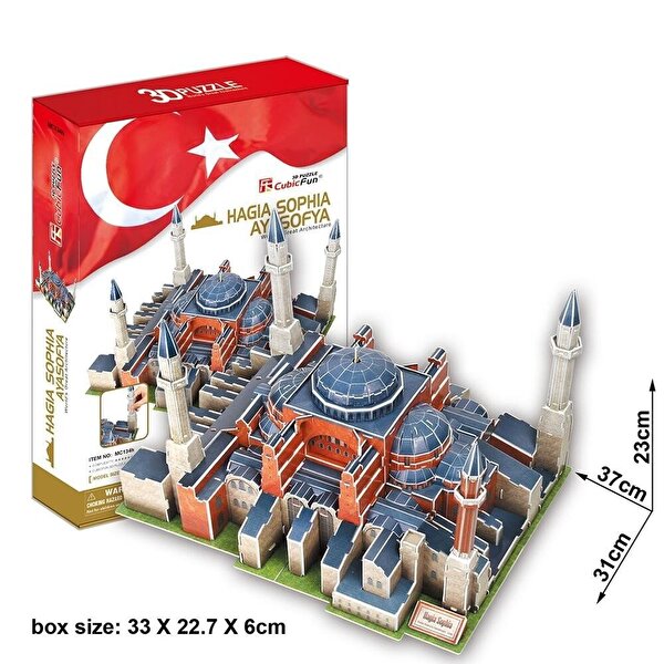Cubic Fun 3D Puzzle 225 Parça Ayasofya