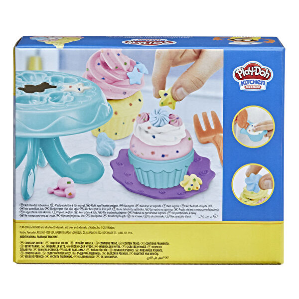 Play-Doh Eğlenceli Mutfağım Oyun Seti Confetti Cupcakes F2929