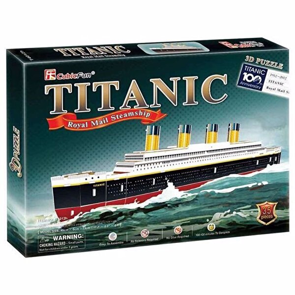 Cubic Fun Titanic Gemisi 35 Parça 3D Puzzle