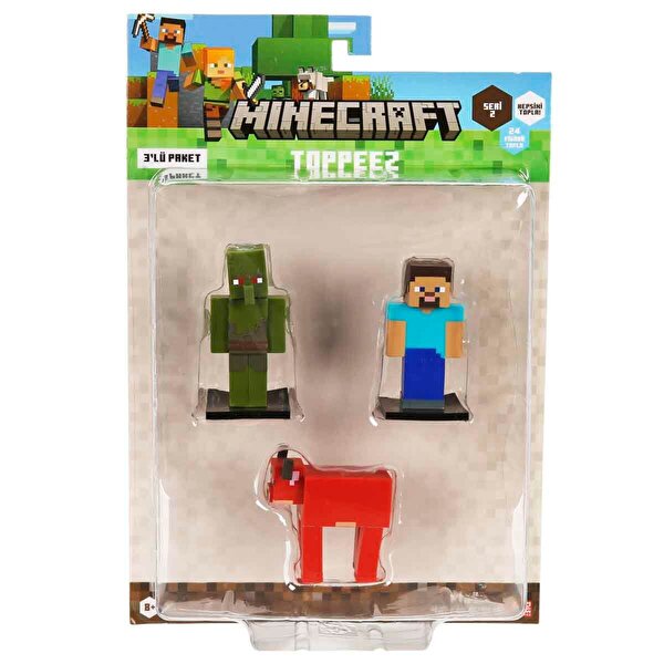 Minecraft 3D Toppeez 3'lü Figür Seti 4
