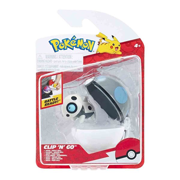 Pokemon CIip N Go Figür S2 Aron ve Heavy Ball