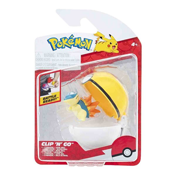 Pokemon CIip N Go Figür S2 Cyndaquil ve Level Ball