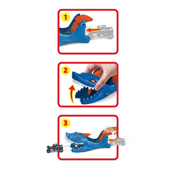 Hot Wheels Vahşi Fırlatıcılar Serisi Shark Launcher GVF43