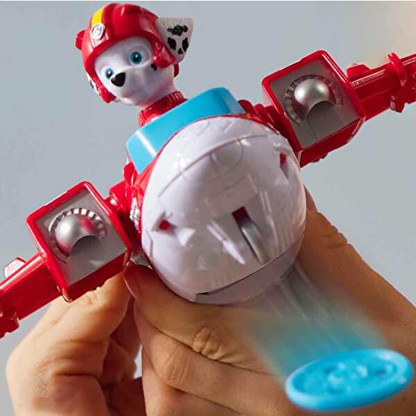Paw Patrol Air Rescue Figür ve Kurtarma Aracı Marshall