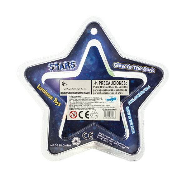 Karanlıkta Parlayan İçi Dolu Yıldızlar 21012