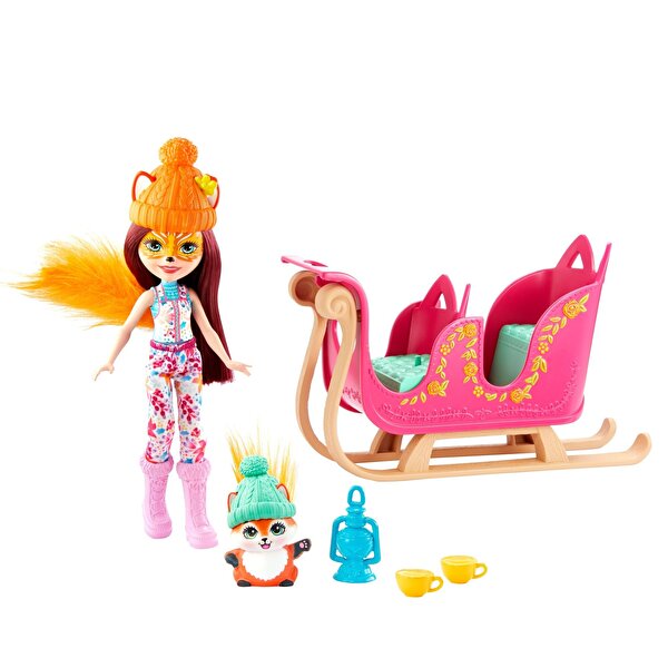 Enchantimals Bebek ve Aracı Oyun Seti Tilki Felicity GJX31