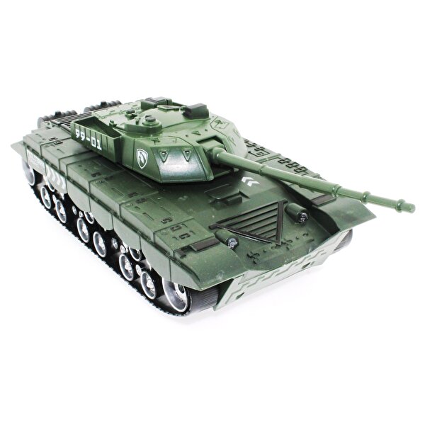 1:32 Ölçekli Uzaktan Kumandalı Tank - Yeşil Kamuflajlı