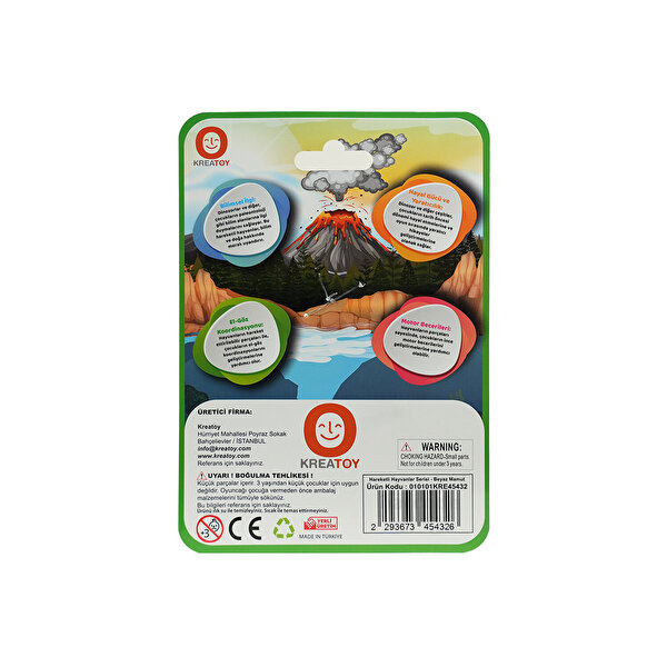 Hareketli Hayvanlar Serisi Beyaz Mamut