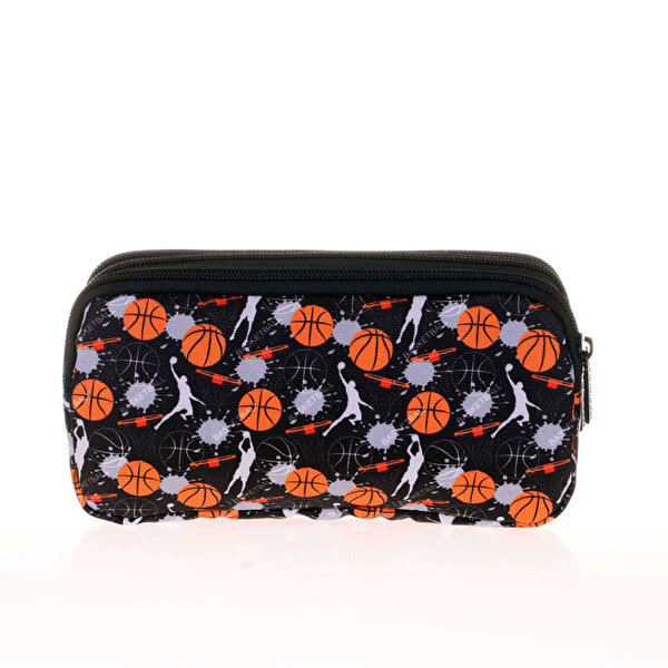 Kaukko Kids&Love 3 Bölmeli New Basketball Kalem Çantası