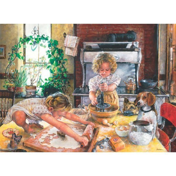 Anatolian Puzzle 1000 Parça Kurabiye Yapıyoruz