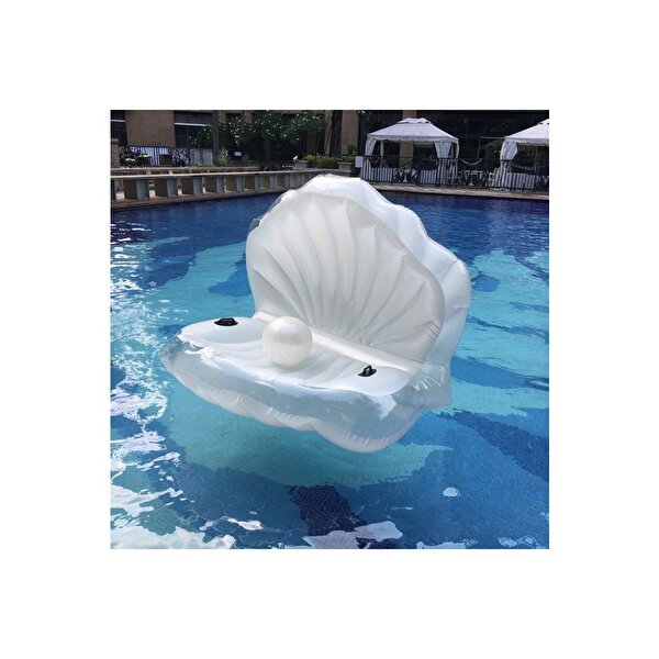 Dev Beyaz İncili Havuz Yatak