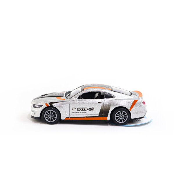 1:36 Ölçekli Die-Cast Speed Up Gri Spor Araba