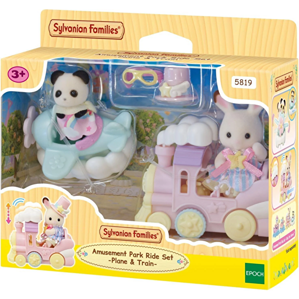 Sylvanian Families Lunapark Oyun Seti Uçak ve Tren