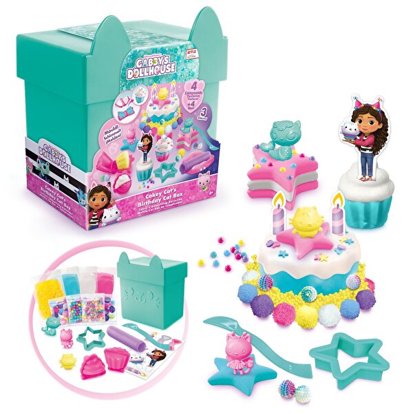 Gabby's Doll House Cakey Cat Birthday Cat Box