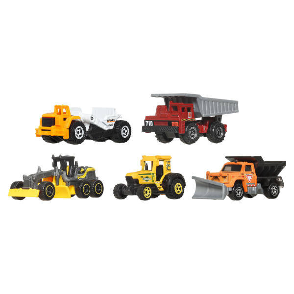 Matchbox Beşli Araba Seti Mbx Construction JBX34