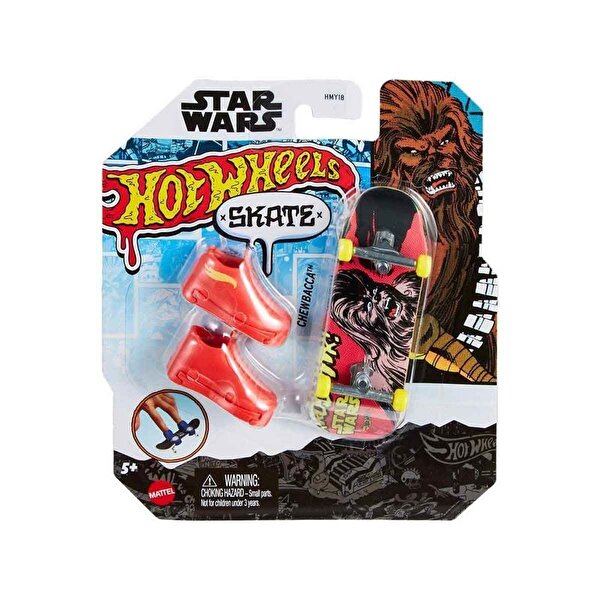 Hot Wheels Skate Parmak Kaykay ve Ayakkabı Paketleri Chewbacca HNL79