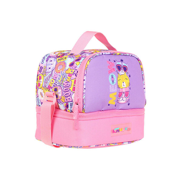 Kaukko Kids Beslenme Çantası Cube Cat