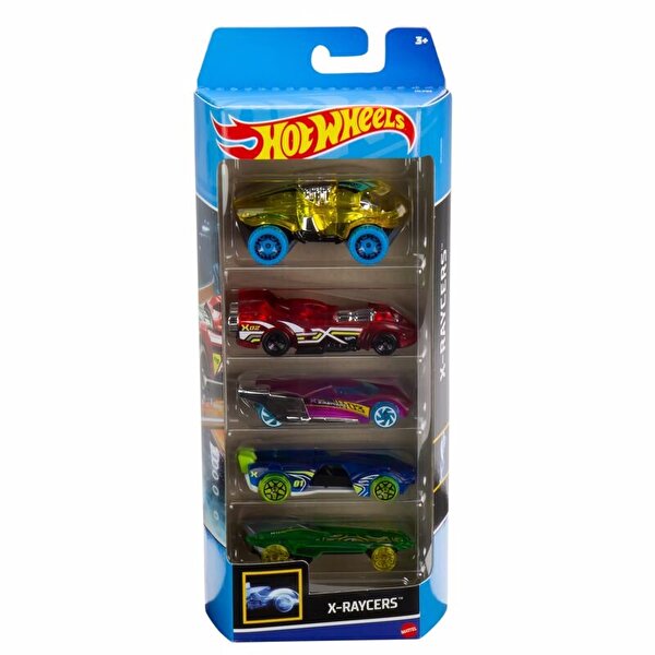 Hot Wheels Beşli Araba Seti X-Raycers HLY64