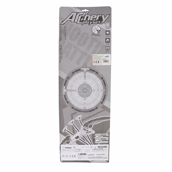 Kartela Ok Yay Seti Turuncu Yeşil