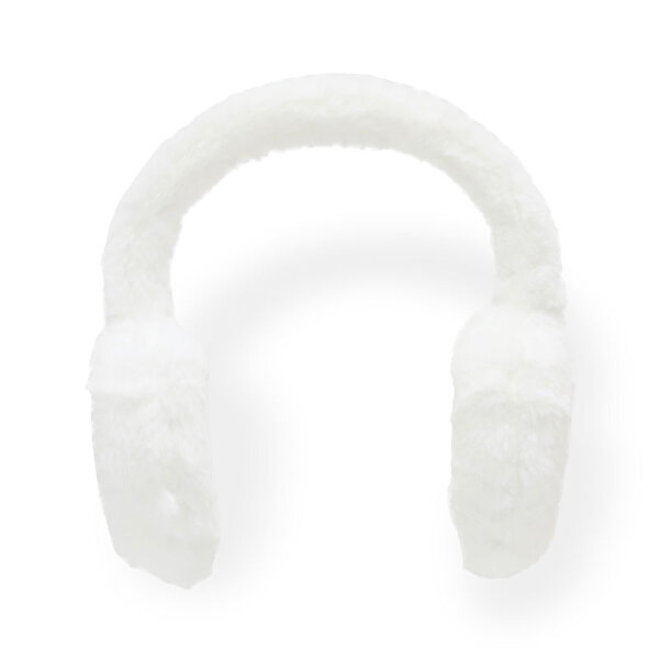 Peluş Kulaklık Beyaz