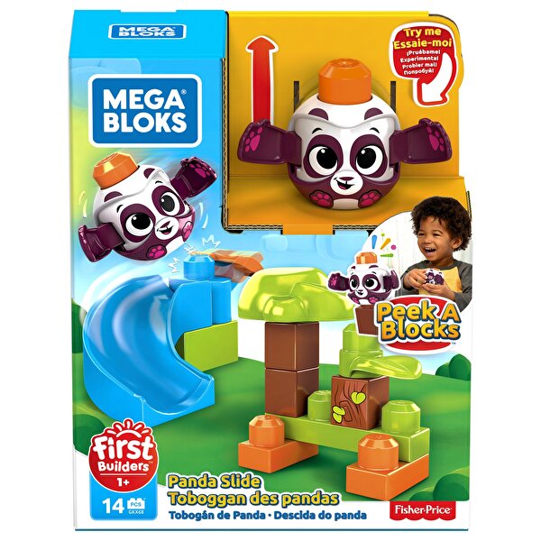 Mega Bloks Peek a Blocks Oyun Seti Panda Kaydırağı GKX68