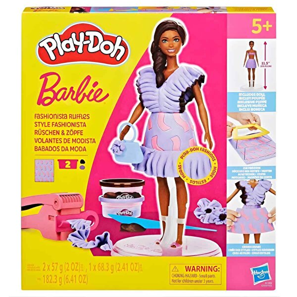 Play Doh Barbie Fashionista Ruffles Oyun Hamuru Seti G1359
