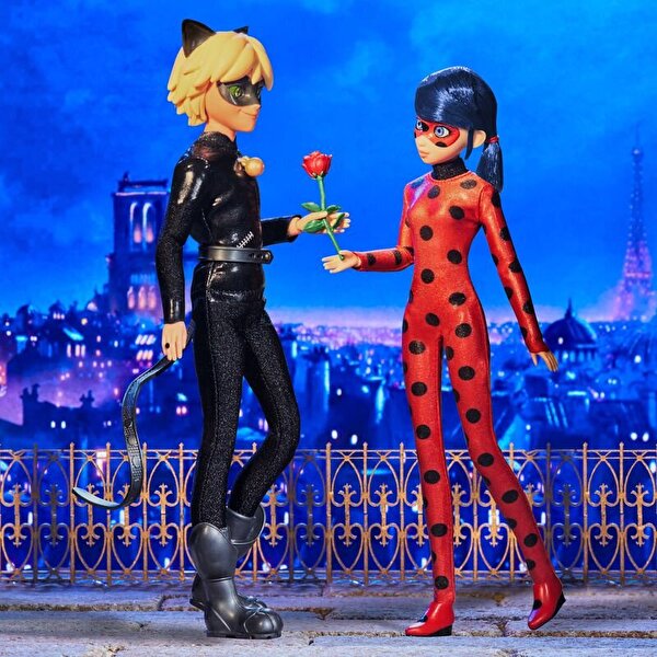 Miraculous 2’li Ladybug ve Cat Noir Bebekler 26 Cm