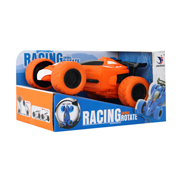 Akrobatik Sürtmeli Yarış Arabası Turuncu