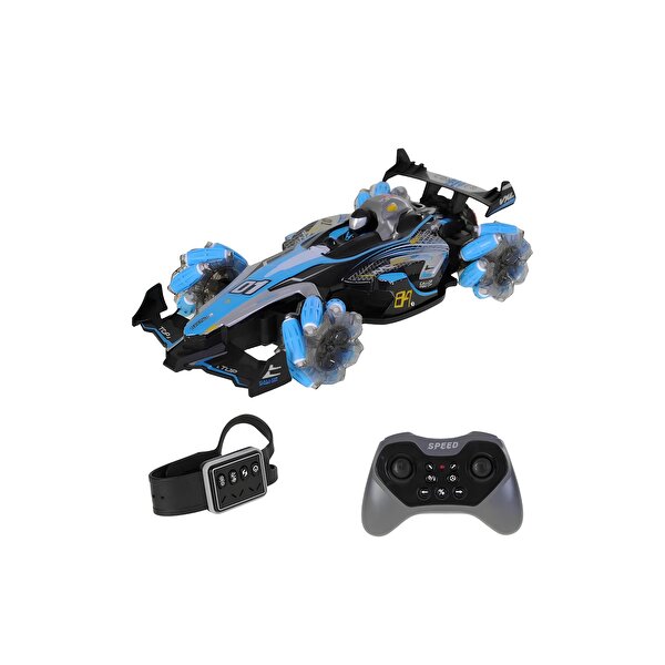 Uzaktan Kumandalı Şarjlı Bileklikli Drift Araba Mavi