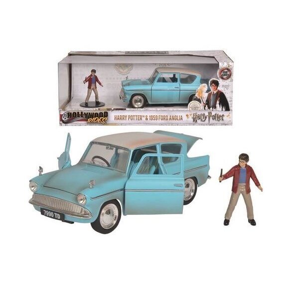 Jada 1:24 Harry Potter 1959 Ford Anglia Model Araba
