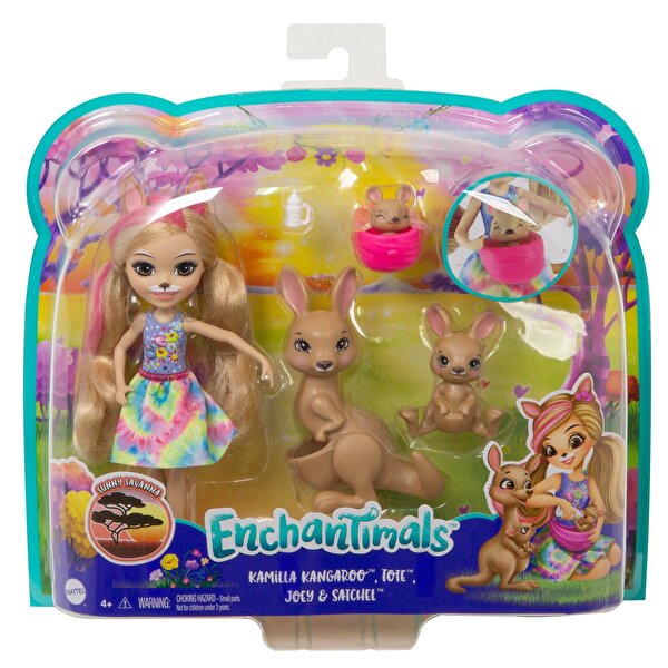 Enchantimals Aile Serileri Oyun Seti Kamilla Kangaroo GTM31