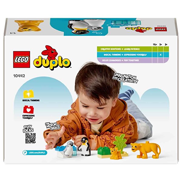 LEGO DUPLO Kasabası Vahşi Hayvan Aileleri: Penguenler ve Aslanlar 10442