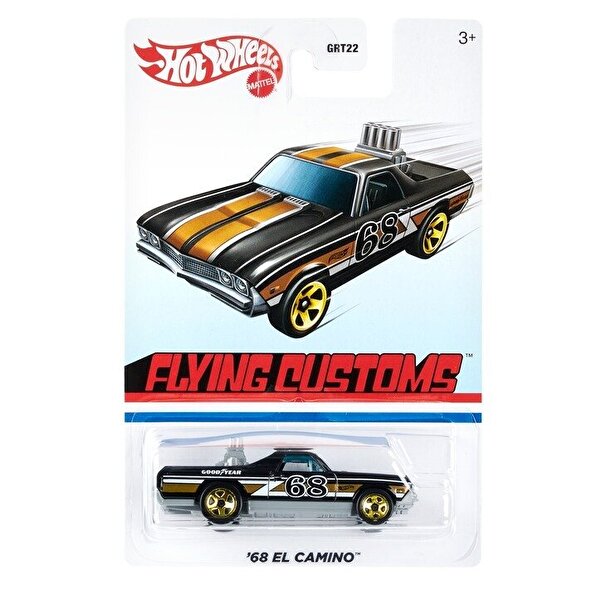 Hot Wheels Temalı Retro Arabalar '68 El Camino GRT27