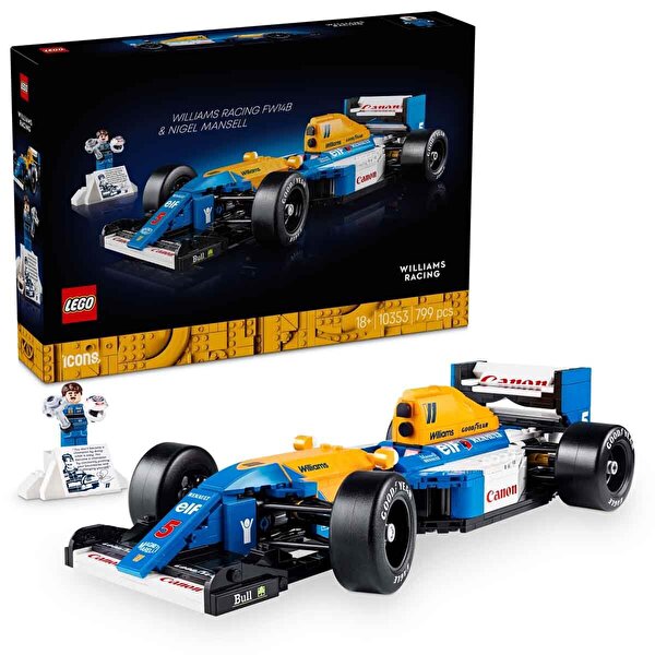 LEGO Icons Williams Racing FW14B ve Nigel Mansell 10353