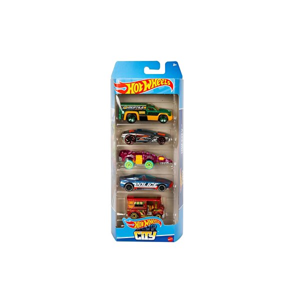 Hot Wheels Beşli Araba Seti Hw City HTV39