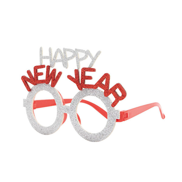 Yılbaşı Konsept New Year Yazılı Gözlük