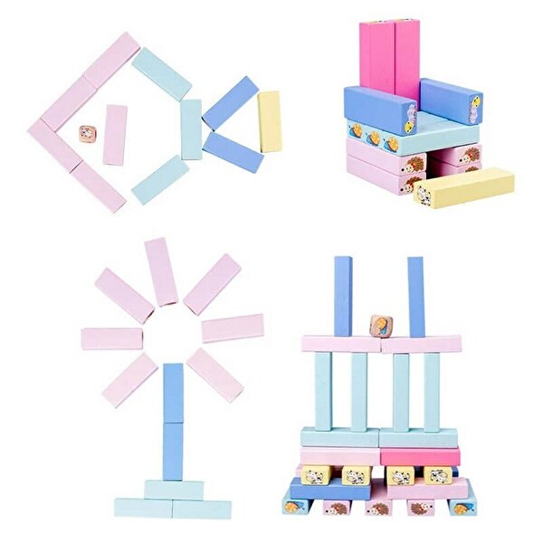 Renkli-Resimli Jenga