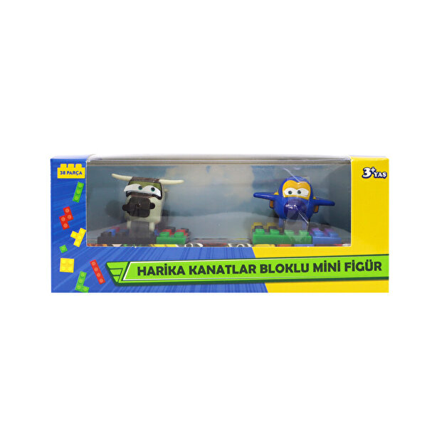Harika Kanatlar Bloklu Mini Figür Bello ve Jerome 2'li Set