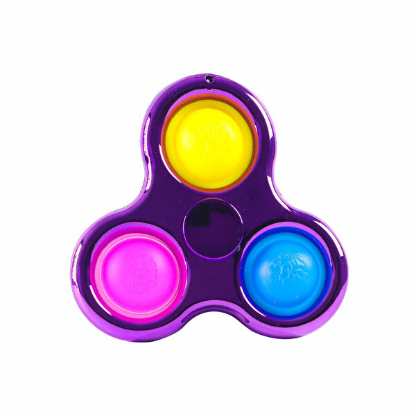 Pop It Elektroliz 3 Parmak Stres Çarkı Mor