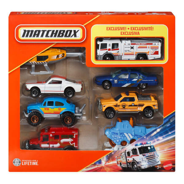 Matchbox 1:64 Ölçekli Metal 8'li Araba Seti JJP52