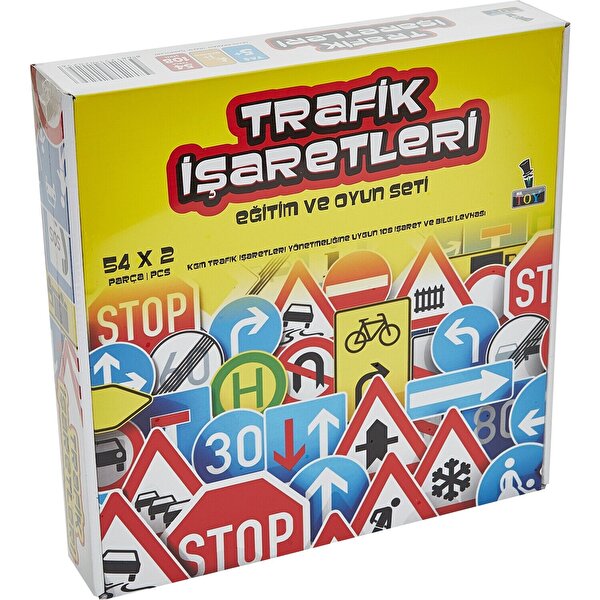 Mr. Toy Trafik İşaretleri Eğitim ve Oyun Seti