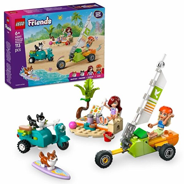 LEGO Friends Sörfçü Köpekler ve Scooter Macerası 42641
