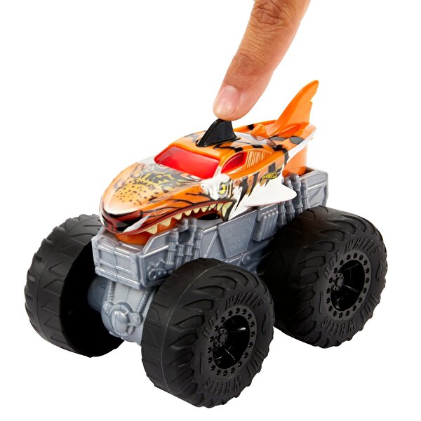 Hot Wheels Monster Trucks 1:43 Ölçekli Kükreyen Araçlar Tiger Shark HDX62