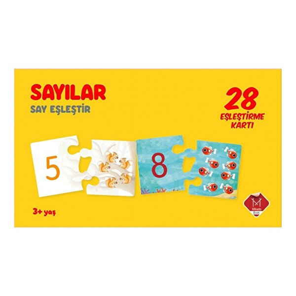 Sayılar Say Eşleştir 3 Yaş ve Üzeri