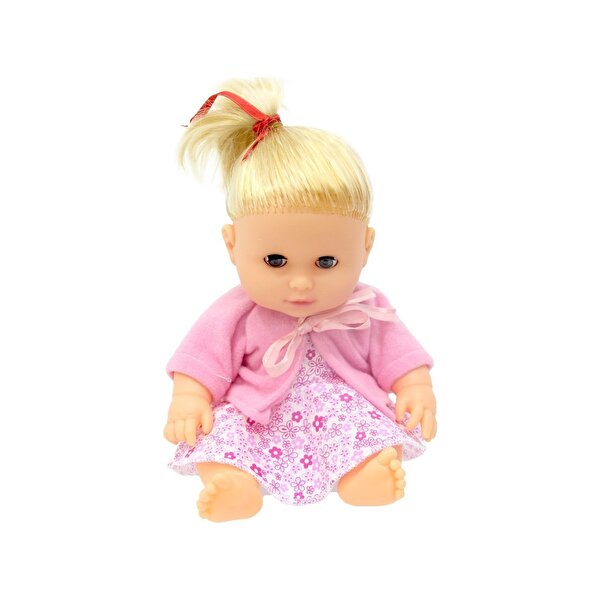 Melis Altını Islatan Sesli Bebeğim Pembe Hırkalı